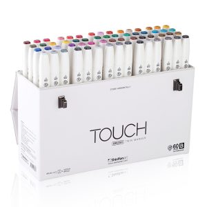 ShinHandArt TOUCH TWIN 60Pcs Brush Marker SET (B)