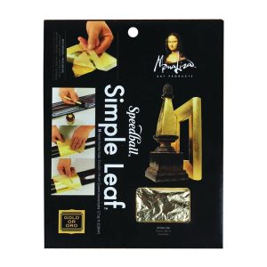 Speedball®  Mona Lisa Simple Leaf Gold 5.5x5.5" 18Leaves.