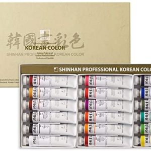 SHINHANART PROFESSIONAL KOREAN COLOR  18 COLORS X 20ML TUBE SET