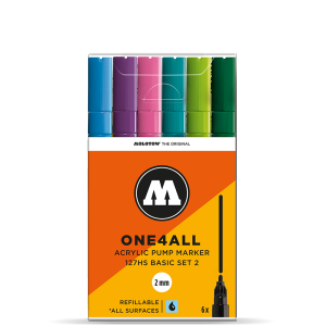 MOLOTOW ONE4ALL 127HS ACRYLIC MARKER BASIC SET 2