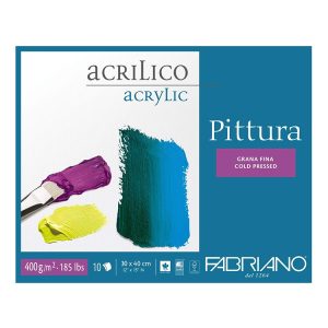 FABRIANO ACRYLIC COLD PRESS PAD 400 GSM 30X40CM
