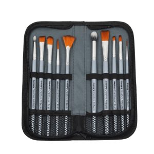 ISOMARS Creative Art Brush with Zipper Bag 10pcs/SET