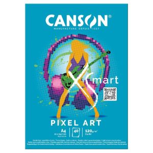 CANSON A4 XSmart Pixel Art PAD 120gsm 40sheets.