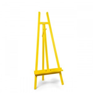 MESCO LYRE WOODEN EASEL YELLOW
