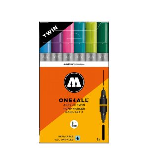 MOLOTOW ONE4ALL ACRYLIC TWIN BASIC-SET 2
