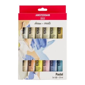 AMSTERDAM ACRYLIC PASTEL SET 12 X 20ML