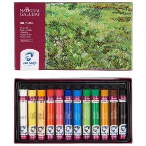 VAN GOGH NATIONAL GALLERY OIL PASTEL SET WITH 12 COLOURS
