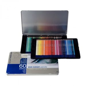 VAN GOGH COLOUR PENCILS COMPLETE SET WITH 60 COLOURS.
