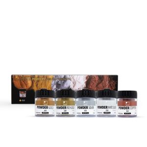 SHINHANART PRO METALLIC PIGMENT POWDERS 5 COLORS SET