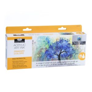 ROYAL & LANGNICKEL® Essentials™ 6pc Primary Colors Acrylic Art Ink Bottles