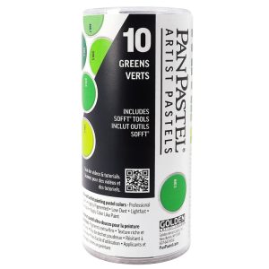 PanPastel 10 Greens Pastel Colors Set