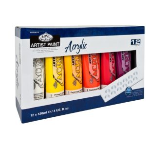 Royal & Langnickel Acrylic Paint 12-Pack - 120 ml