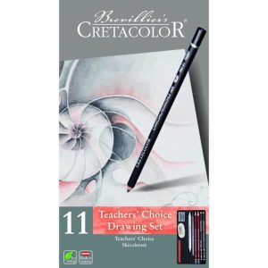 CRETACOLOR 11 PCS TEACHER'S CHOICE SKETCHING AND DRAWING SET