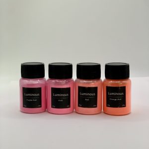 Luminous Mica Powder Set of 12 - Glow In The Dark