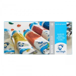 VAN GOGH WATERCOLOUR SET WITH 10 COLOURS IN 10ML TUBE
