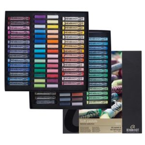 REMBRANDT Soft pastel set General Selection Master | 60 whole pastels + 60 half pastels