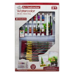 ROYAL LANGNICKEL Watercolor Clearview Art Set - 31 pc